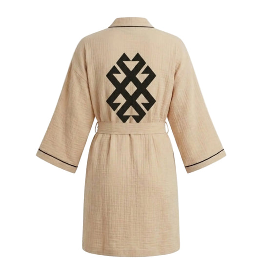 Akrep Desenli Kadın Kimono