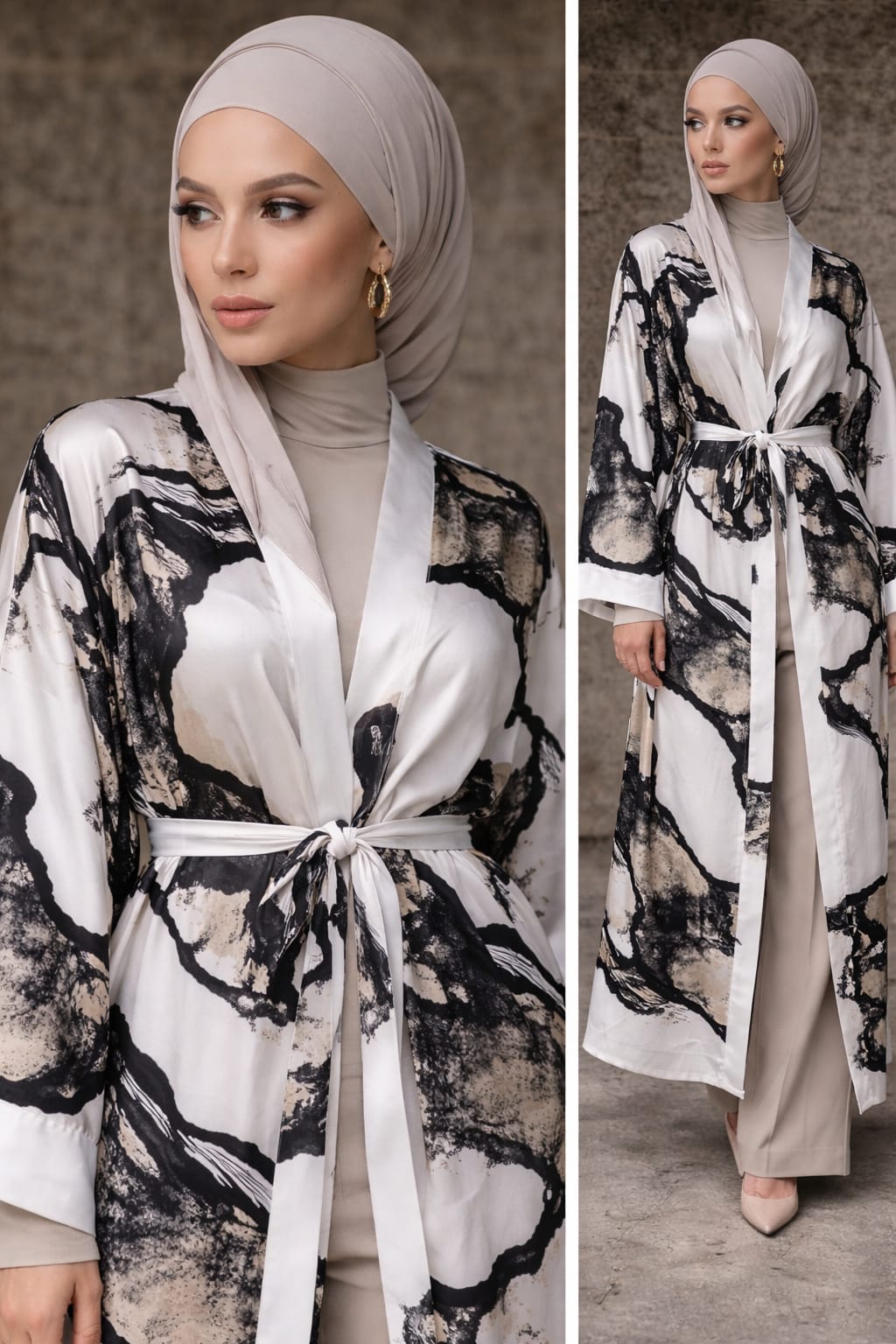 Kadın Maxi Kimono