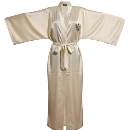 Kadın Saten Maxi  Kimono