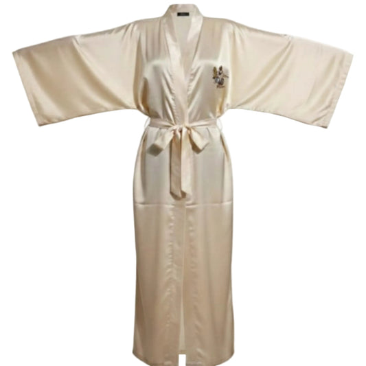 Kadın Saten Maxi  Kimono