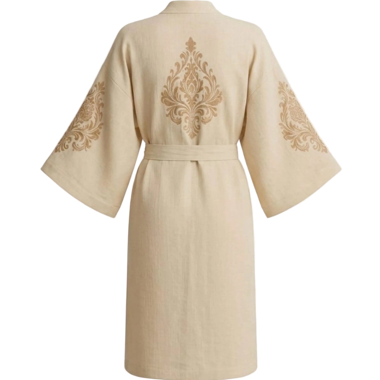 Sultan Desenli Kadın Müslin Kimono