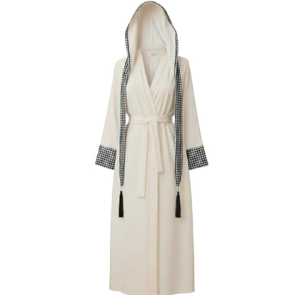 Kadın Müslin Kapüşonlu Kimono