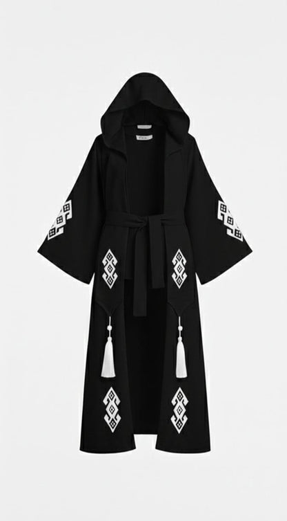 Kadın Müslin  Türk Bereket Desenli Kaftan