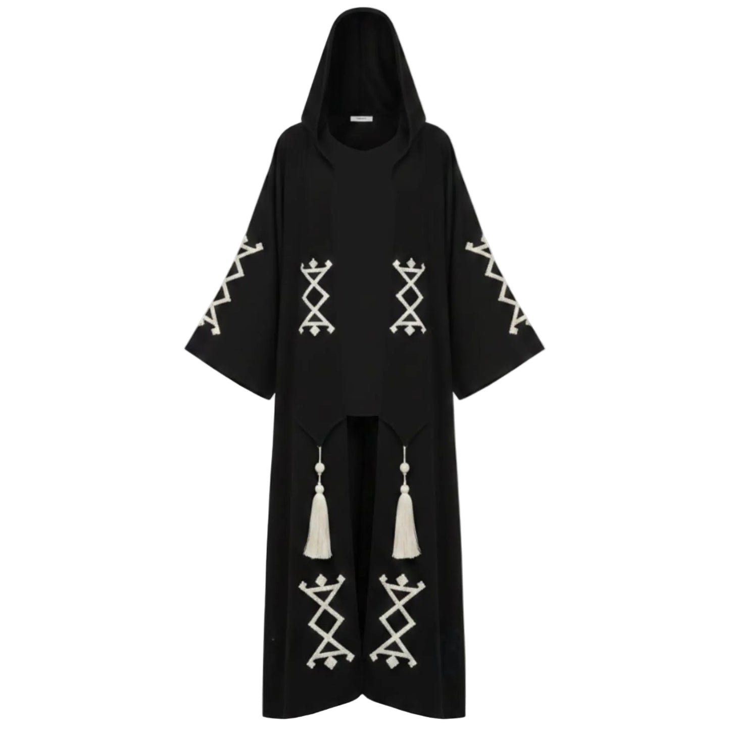 Kadın Müslin Saçbağı Türk Desenli Kaftan