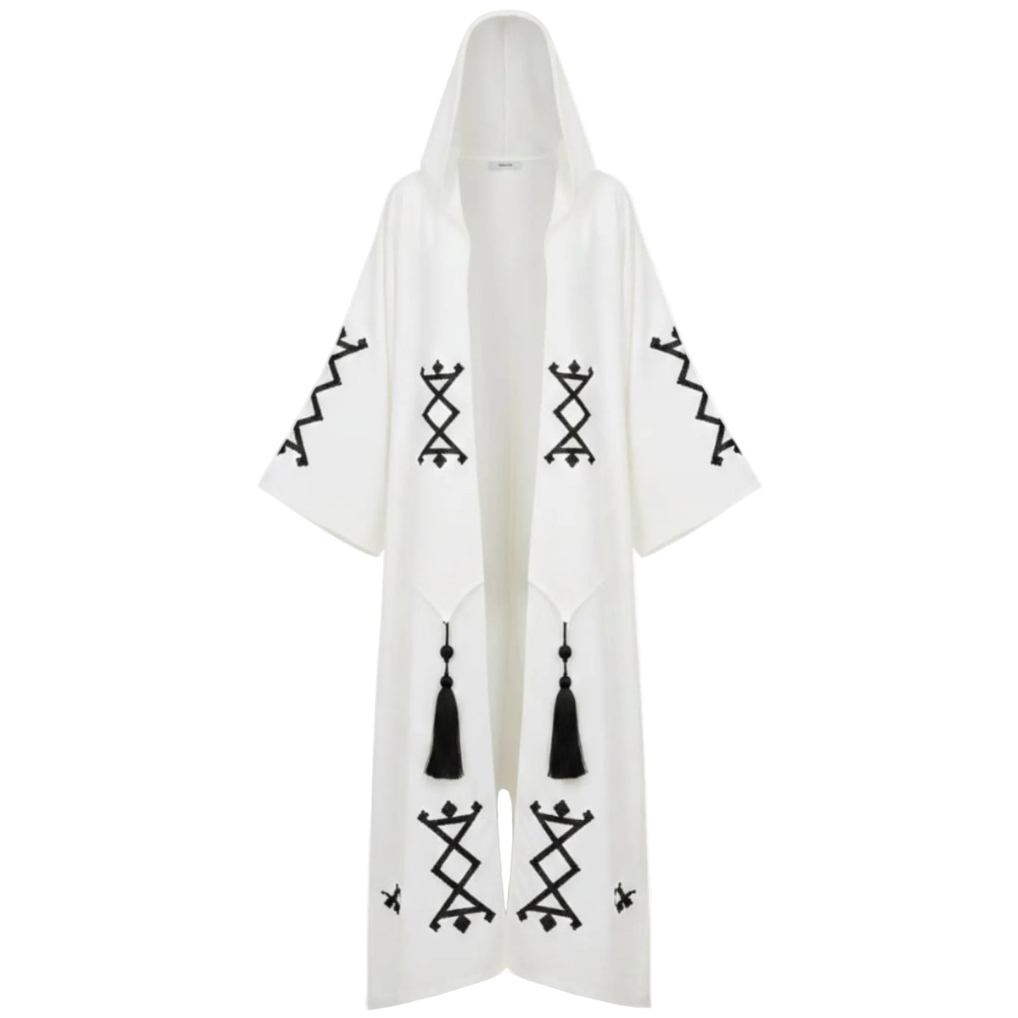 Kadın Müslin Saçbağı Türk Desenli Kaftan