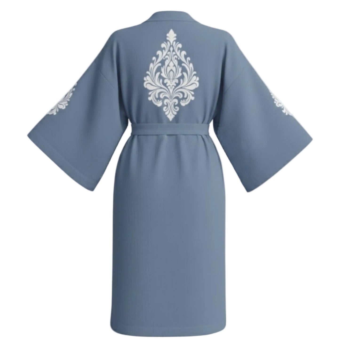 Sultan Desenli Kadın Müslin Kimono