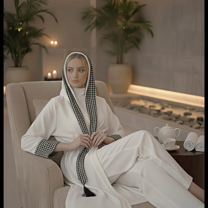Kadın Müslin Kapüşonlu Kimono