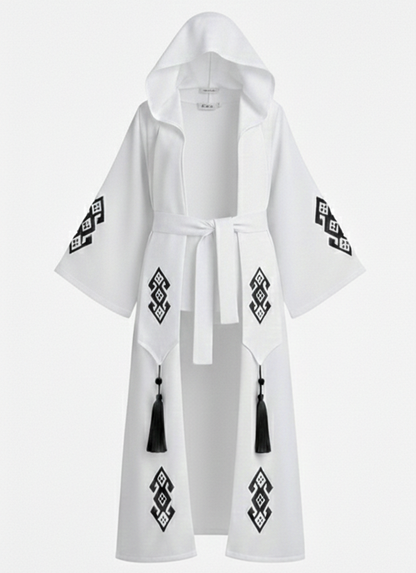 Kadın Müslin  Türk Bereket Desenli Kaftan