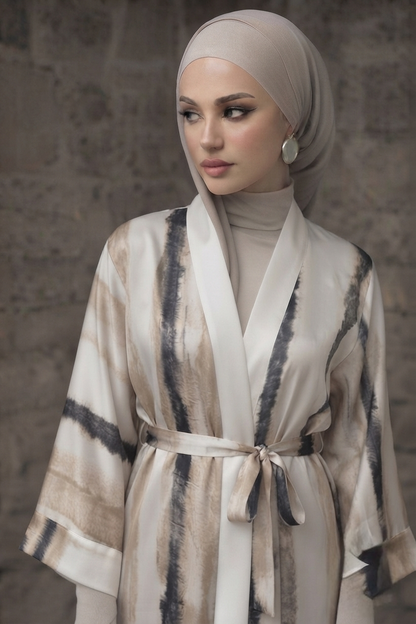 Kadın Saten Kimono