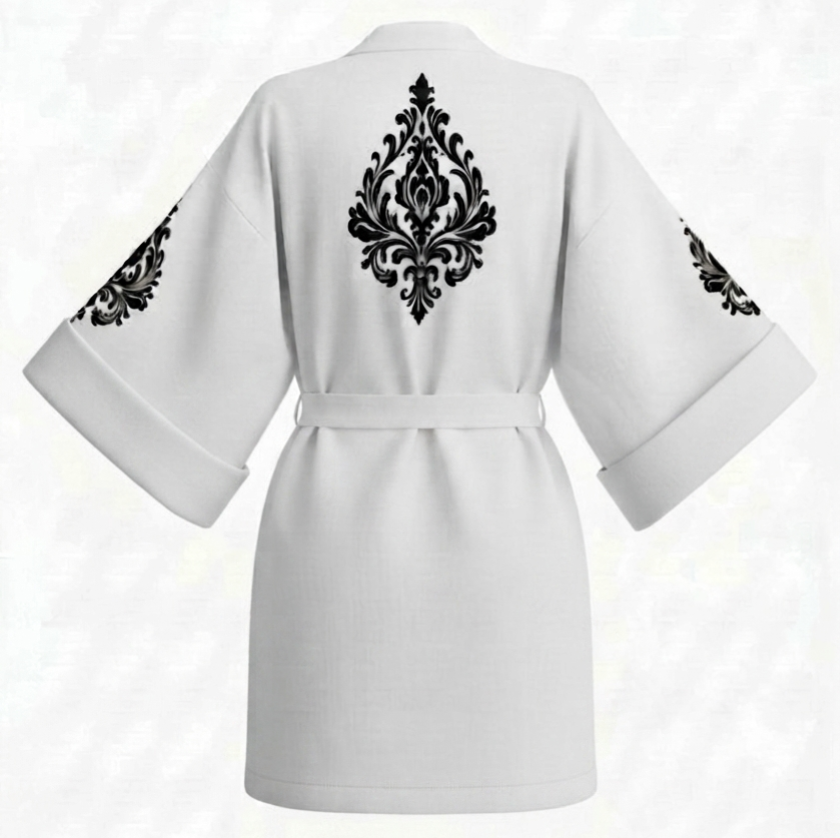 Sultan Model Kısa Kimono