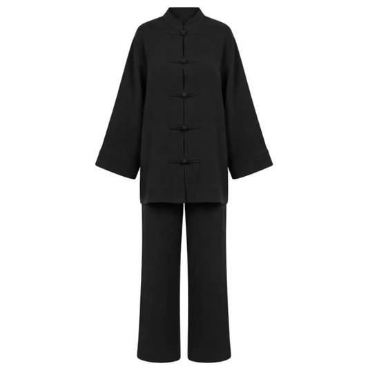 Çin Düğümlü Müslin Kimono Takım