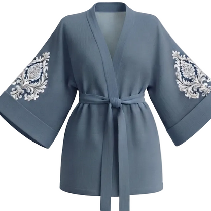 Sultan Model Kısa Kimono