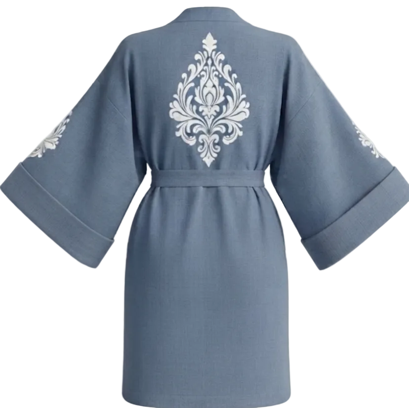 Sultan Model Kısa Kimono
