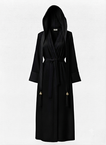 Kadın Müslin Kapüşonlu Kimono
