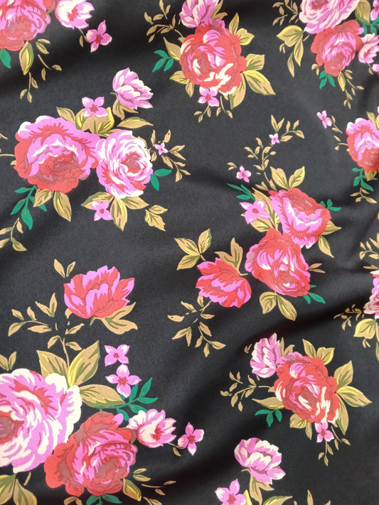 Lüks Krep Saten Kimono