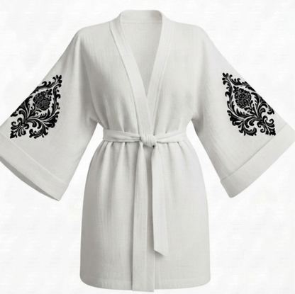 Sultan Model Kısa Kimono